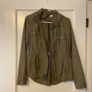 Army green jacket